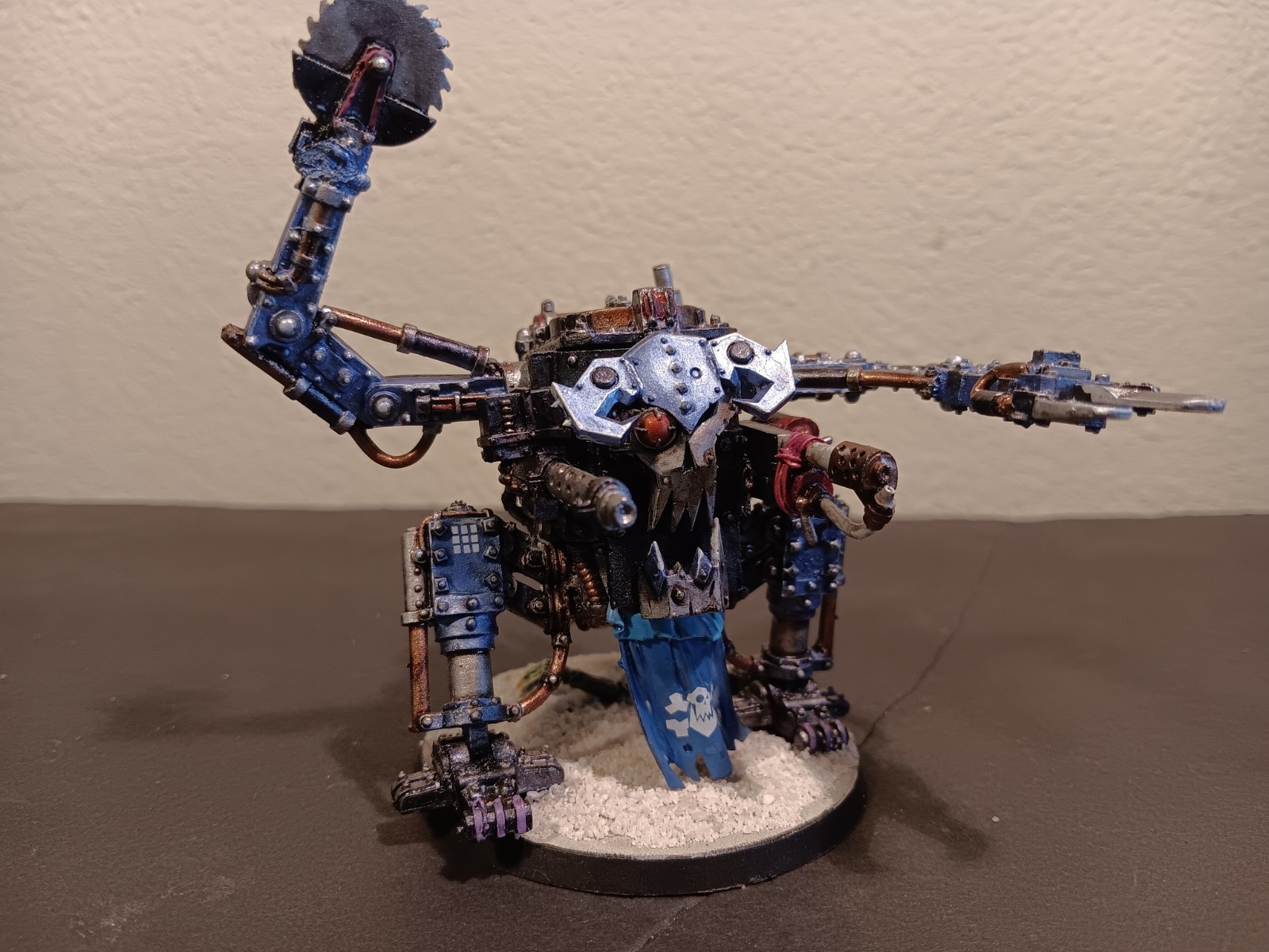 warhammer 40k orks Deff Dread/dreadnaught Painted OOP Metal