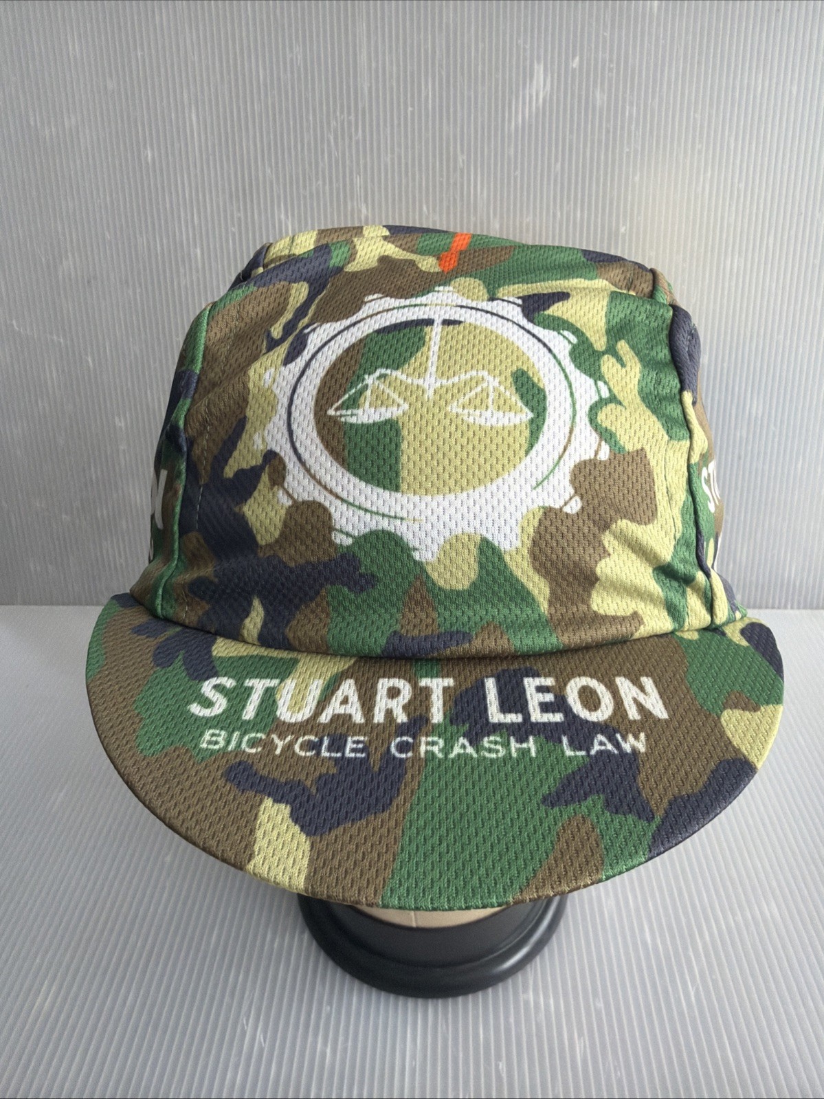PRIMAL Cycling Hat Road Bike Cap Camo Stuart Leon Crash Law NWT Philadelphia