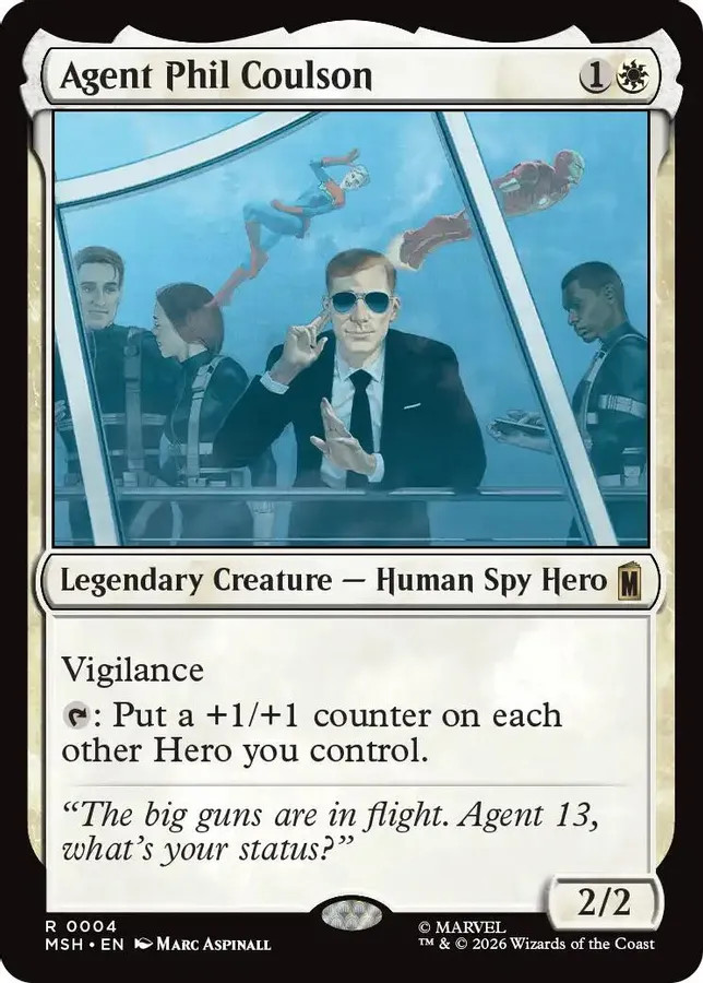 Agent Phil Coulson 4 NM Marvel Super Heroes MTG