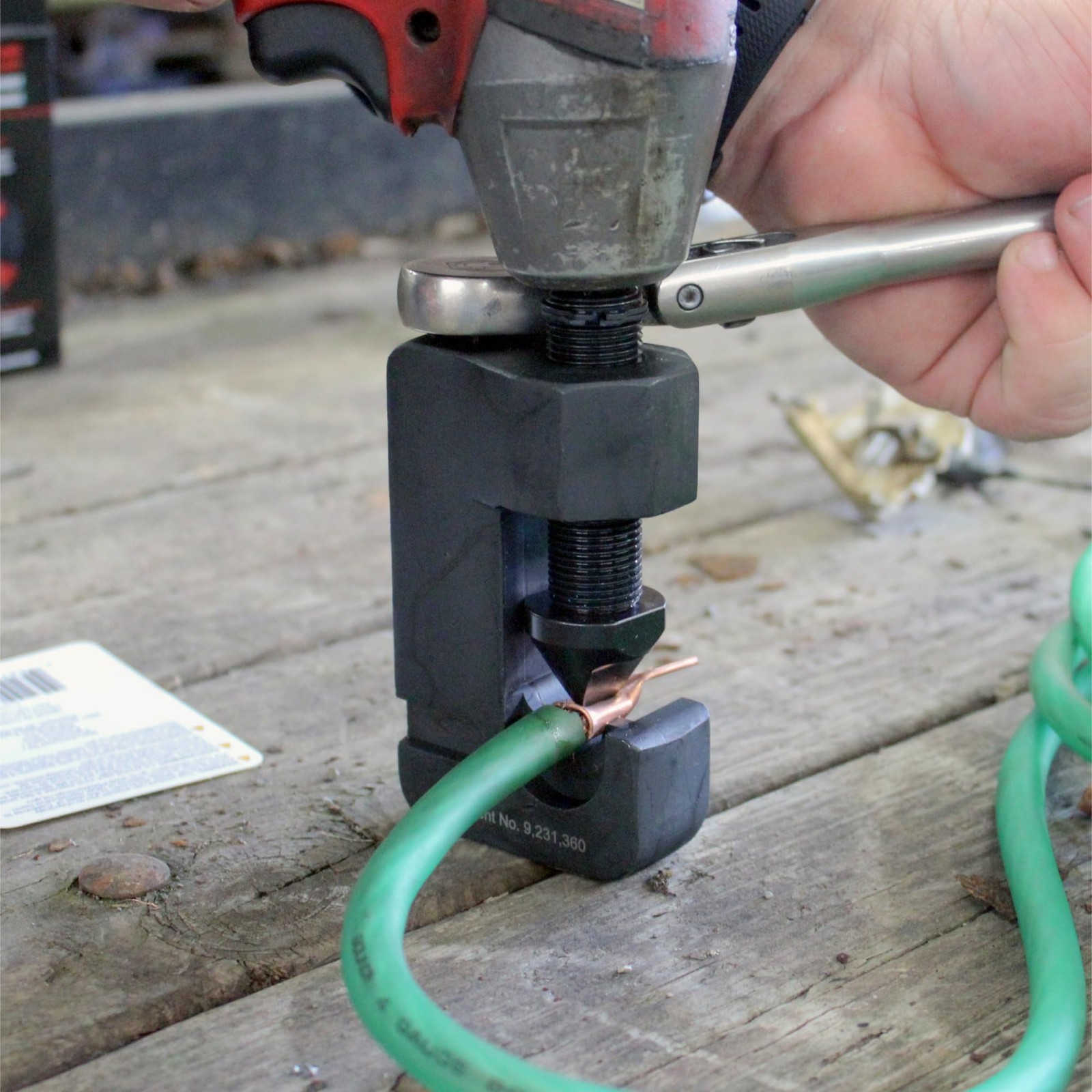 EZRED B7946 3-Point Mini Wire Cable Crimper