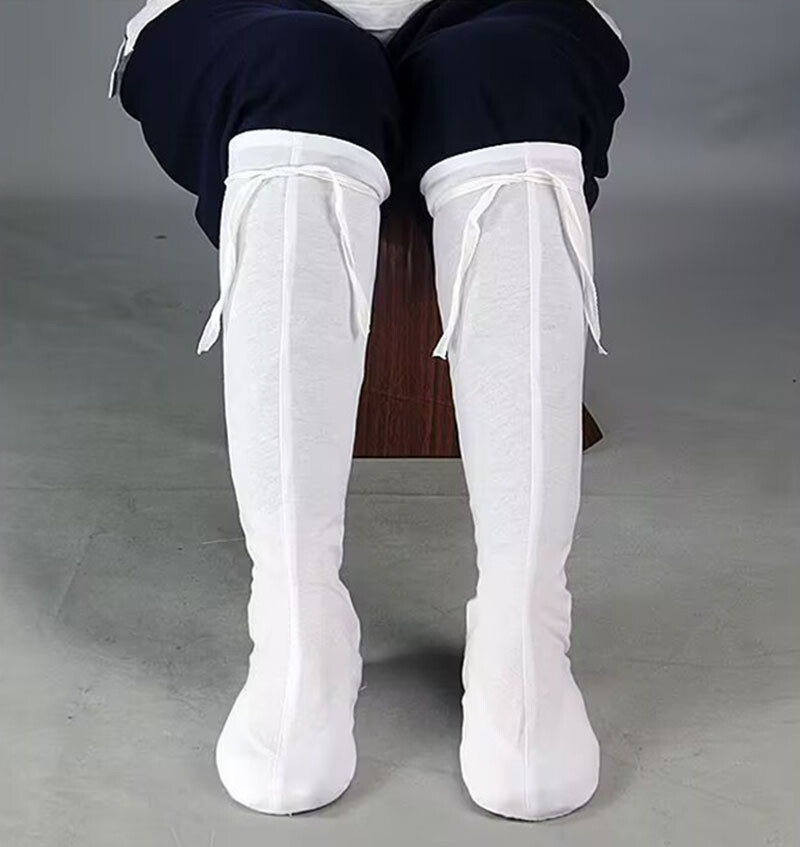 Unisex White Hanfu KungFu Socks Chinese Ancient Martial Arts Footwear