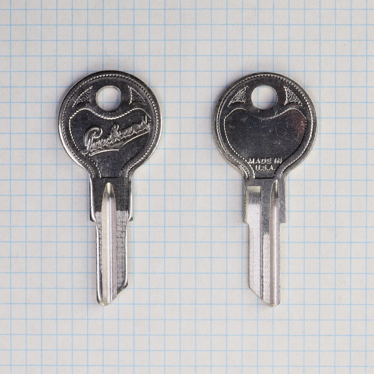 2 x Original Packard Automobile Keys