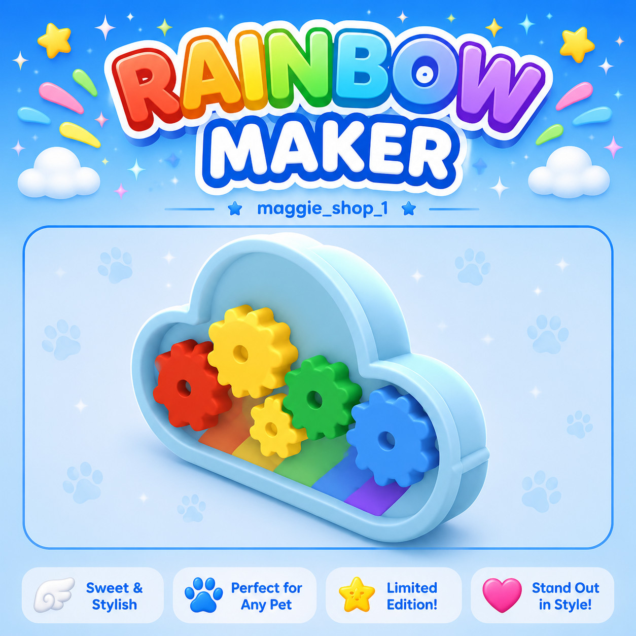 Rainbow Maker Pet Wear Adopt From Me Today ✨ Fast Delivery ✨ Top Picks ✨