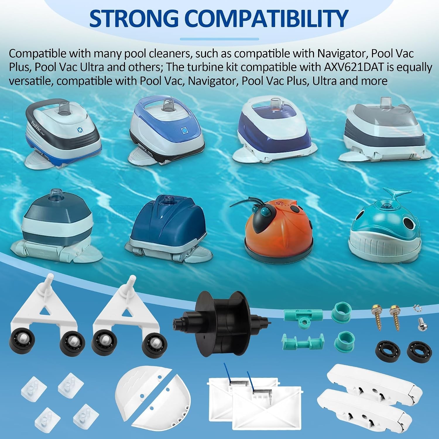 Full Compatibility Pool Vac Tune-Up Kit - Quality