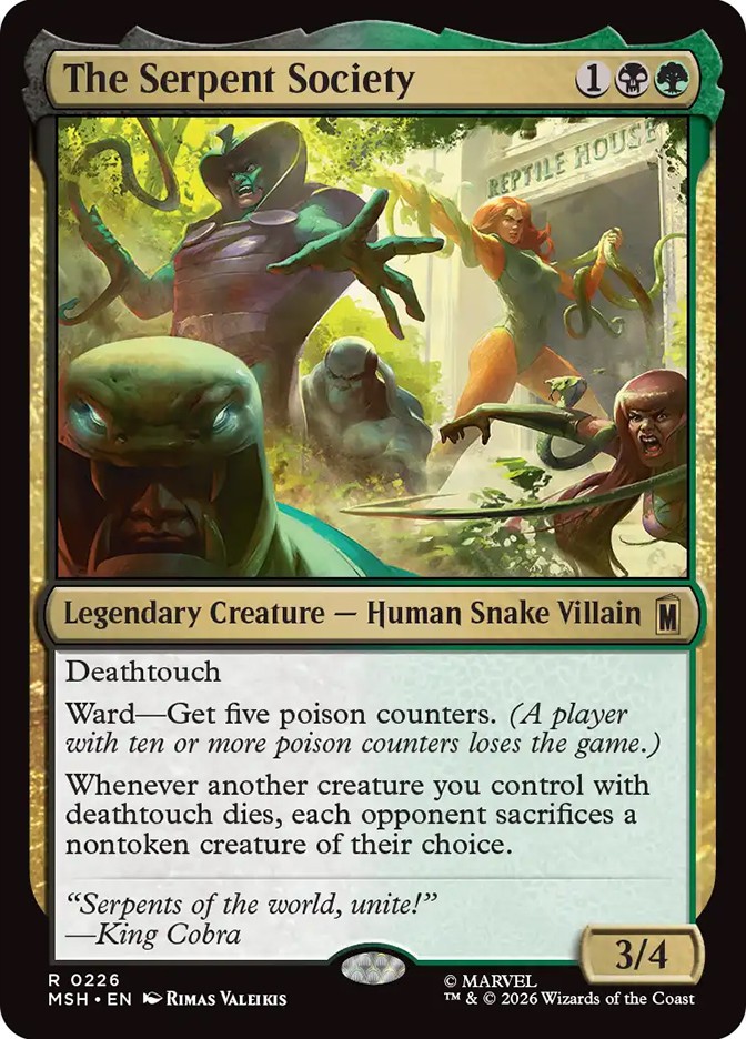 MTG The Serpent Society  - Marvel Super Heroes #226