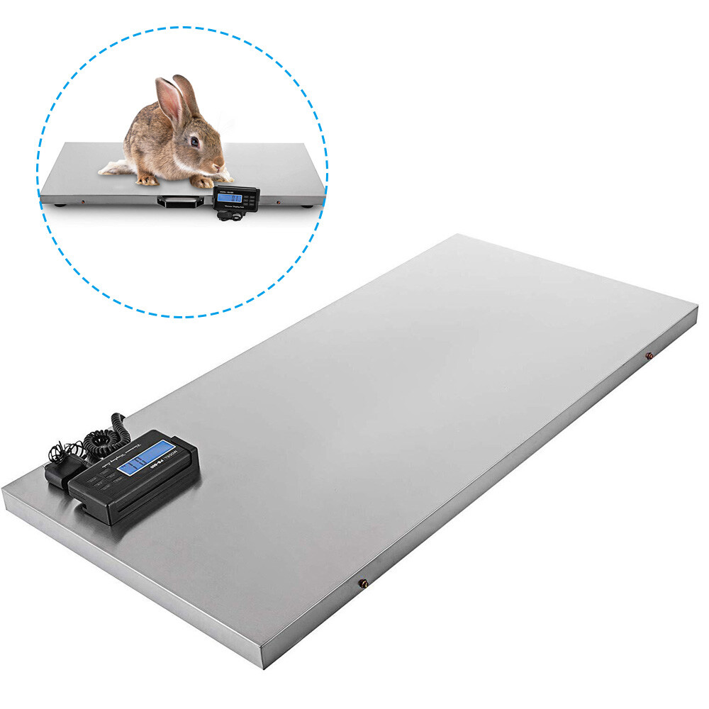 1100Lbs Digital Livestock Vet Scale Hog Pet Dog Sheep Goat Scale Heavy Duty  New