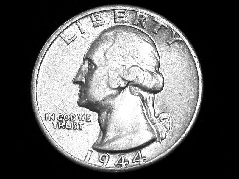 1944-D Washington Quarter --- Almost Uncirculated