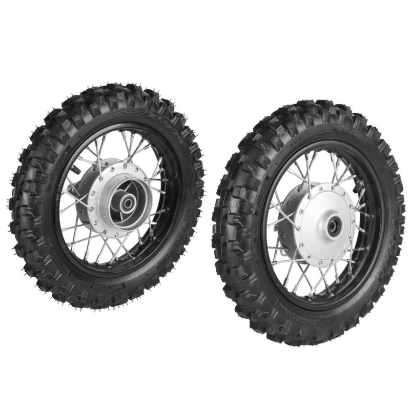 2.50-10 Tire Wheel Drum Brake for Coolster SSR Baja CRF50 70cc DRZ70 Pit Bike