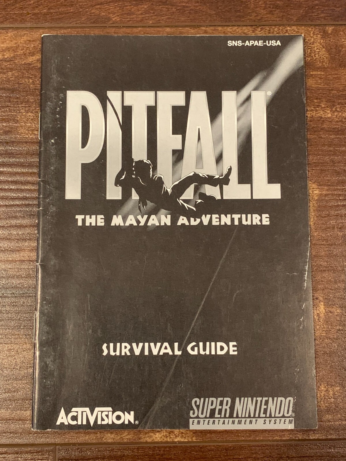Pitfall Mayan Adventure Pit Fall SNES Super Nintendo Instruction Manual Only