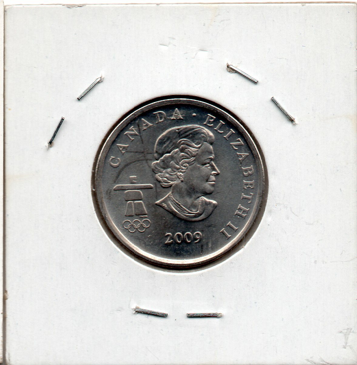 2009 CANADA 25 CENTS VANCOUVER 2010 - SPEED SKATING
