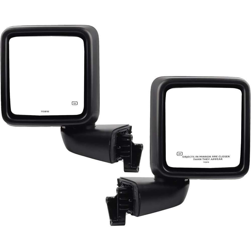 Left & Right Side Mirror Power Heated For 2018-2024 Jeep Wrangler Gladiator Pair