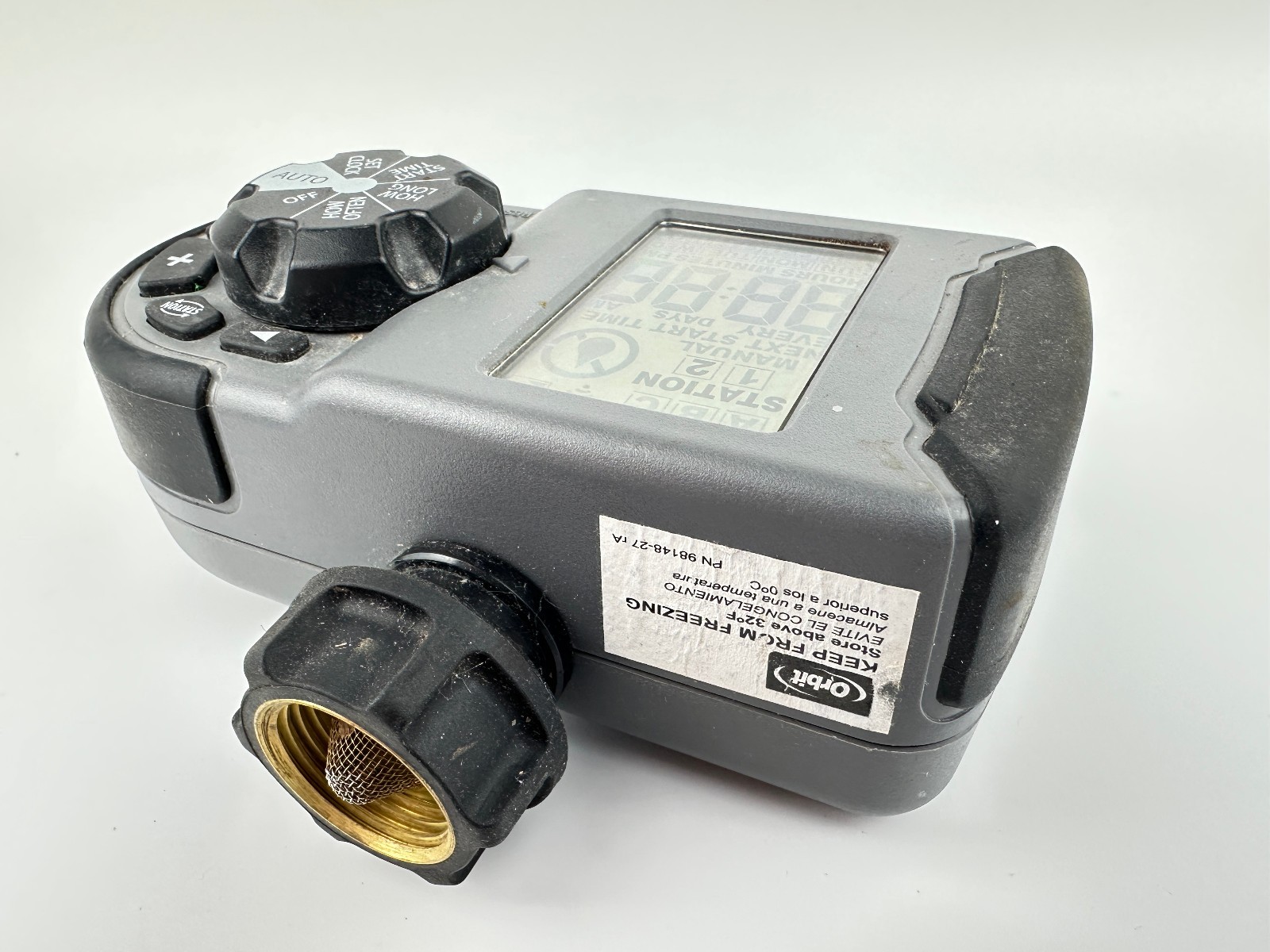 Orbit 1 Dial 2 Outlet Hose Faucet Timer Programmable 56544 USED