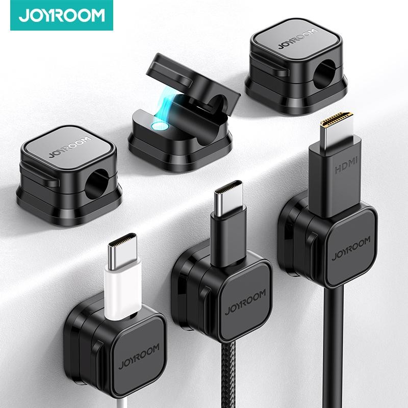 Joyroom Magnetic Cable Clips | Under-Desk Cable Organizer Wire Holder NEW 🐯