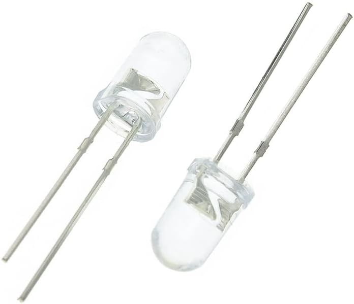 100PCS 5mm Red Flickering LED Candle Light Diodes