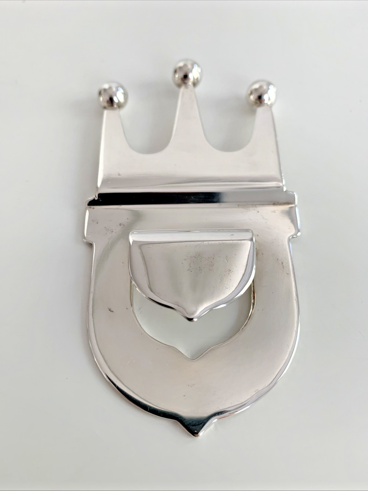 Silver Plated Italian Bottle Opener by Gruppo Greggio ~ Vintage Neiman Marcus
