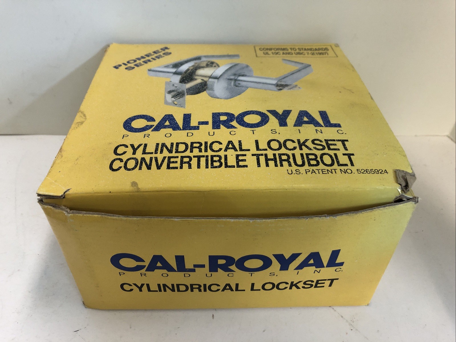 Cal-Royal Cylindrical Lockset Convertible Thrubolt - SL-01