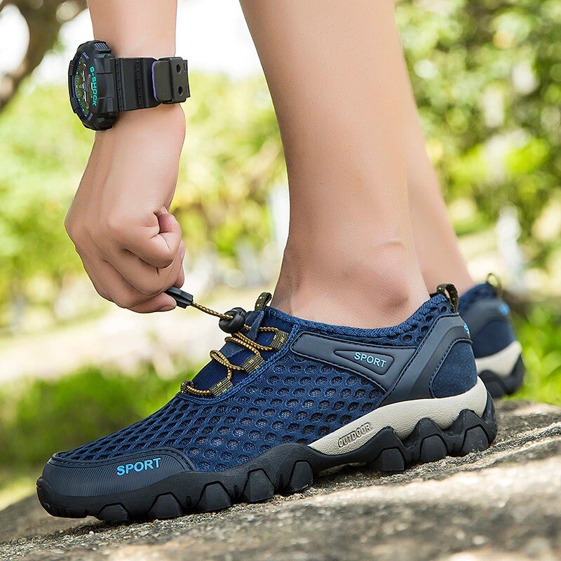 2026 Summer Men Casual Sneaker Breathable Mesh Shoes Hiking Zapatos Footwear