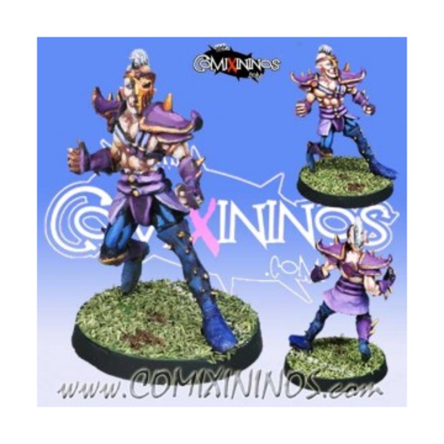 Comixinino Fantasy Footbal Dark Elves 28m  Edril - Hypnotic Gaze Star Play New