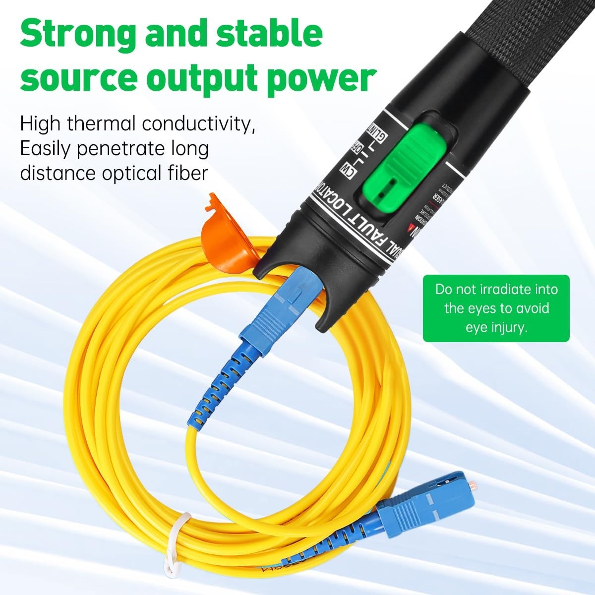 Durable Fiber Optic Cable Tester for Telecommunications and Engineering Use