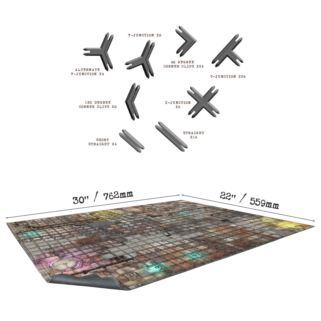 PRESALE Gothic Cityscape Terrain Set Warhammer 40k Necromunda Battle System THG