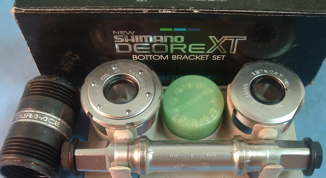 Shimano Deore XT 68x 117.5MM BB-M730 MTB Bottom Bracket- NEW/NOS- Eng- Mint- NIB