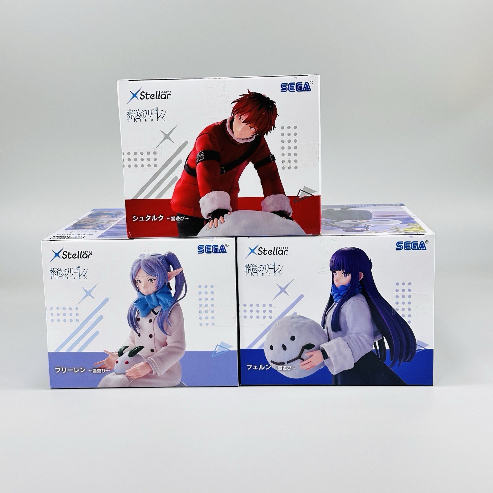 Frieren: Beyond Journey's End XStellar Snow play Fern Stark Figure Set NY SELLER