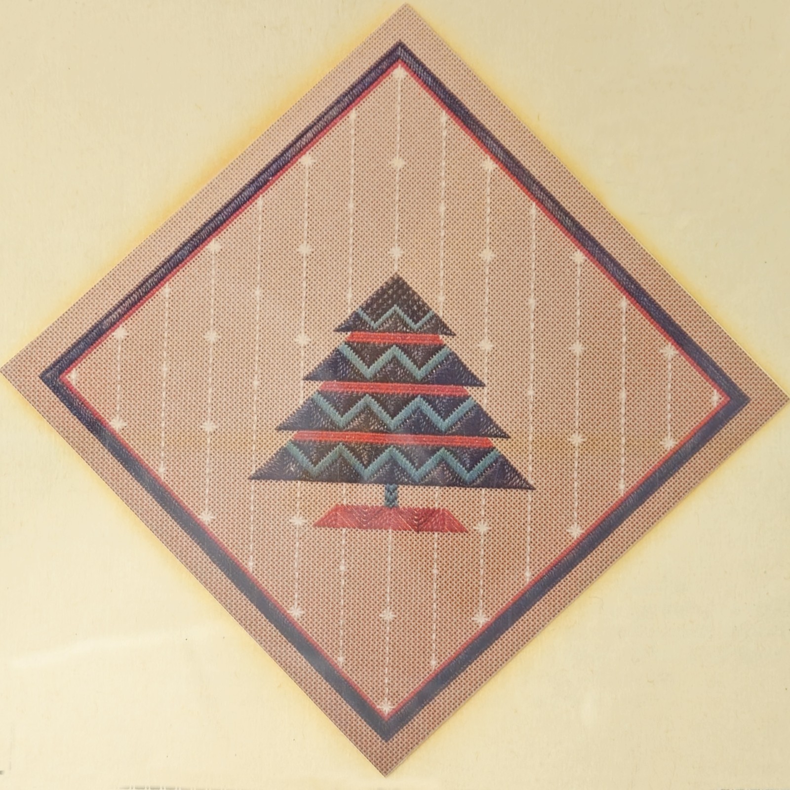 LIGHT HOUSE DESIGNS STITCH GUIDE:  WATERCOLOURS CHRISTMAS TREE     BM