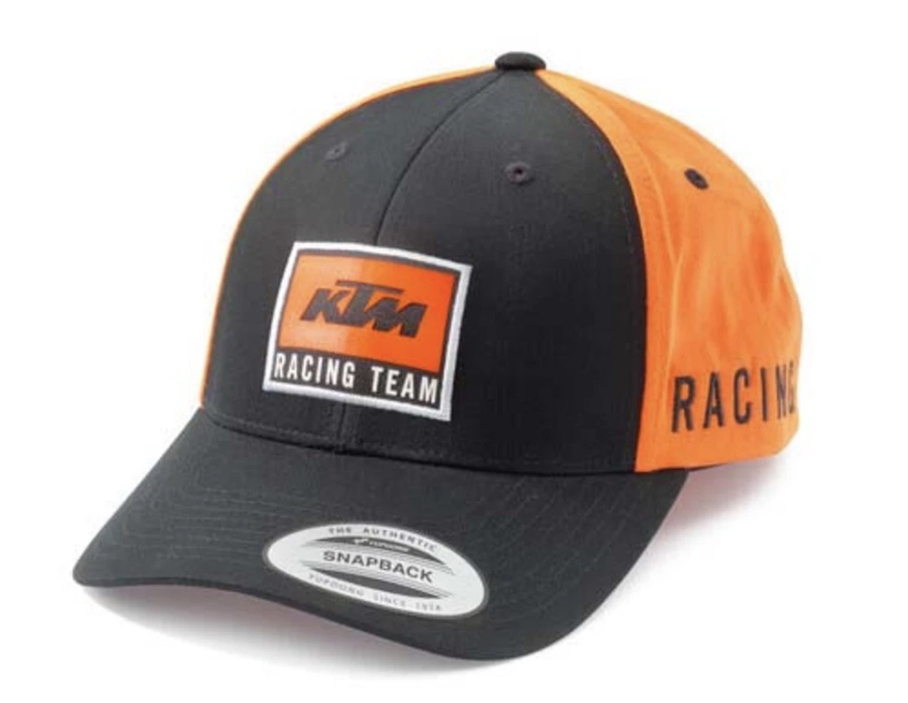 KTM Racing Team Curved Cap by Yupoong- Black/Orange Motocross Mx BmX