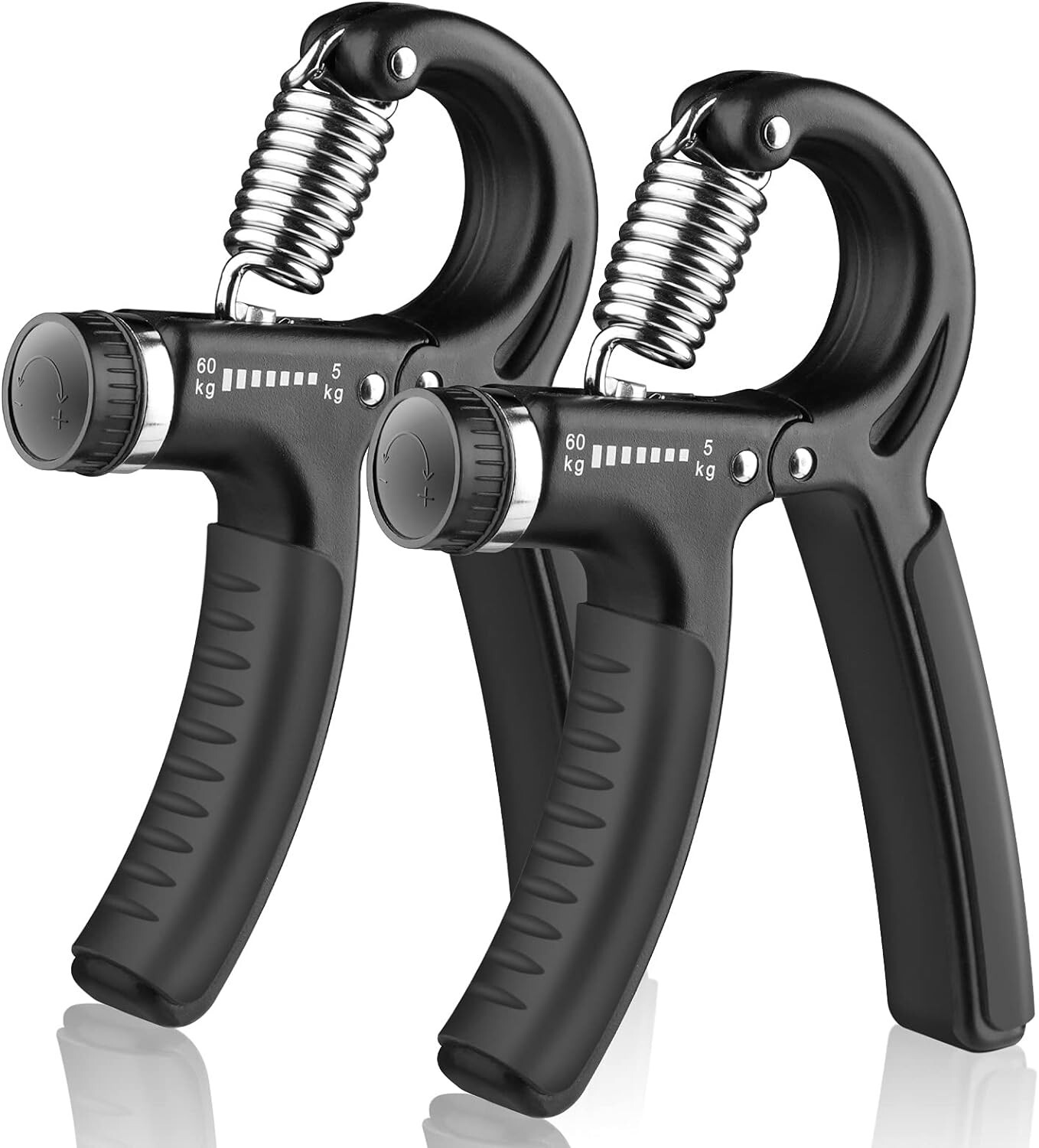 Hand Grip Strength Power Trainer Gripper Strengthener Adjustable Gym  2  packs
