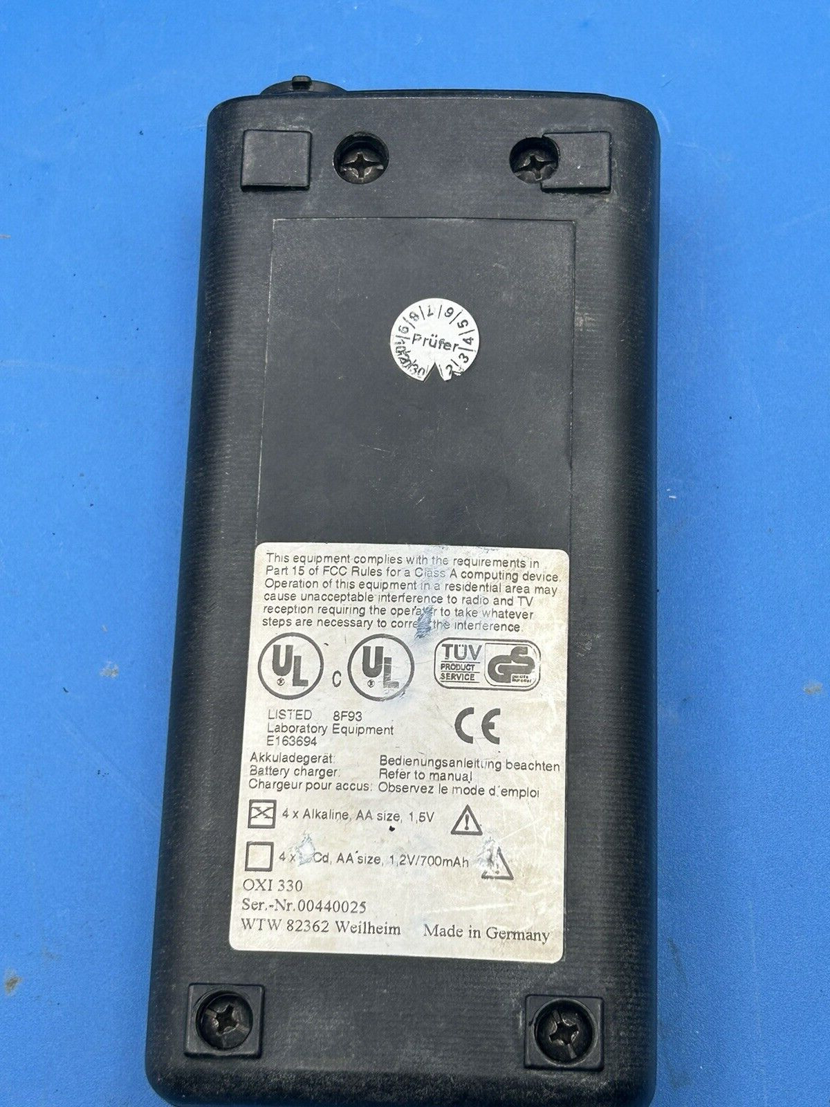 WTW OXi 330 OXIMETER