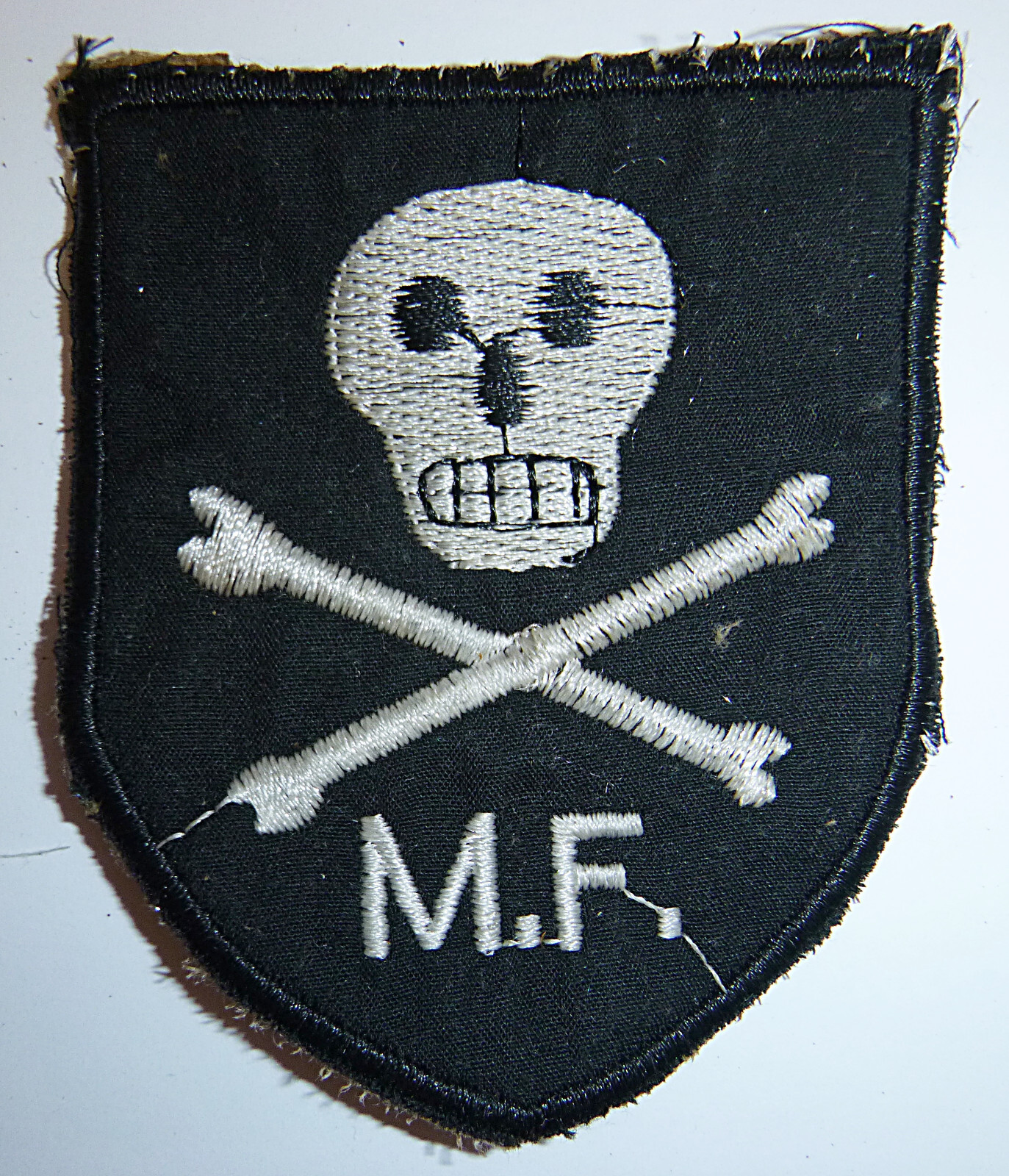 Patch - JOLLY ROGER SKULL - MIKE FORCE BJ 21 - Deaths Head - Vietnam War - M.455