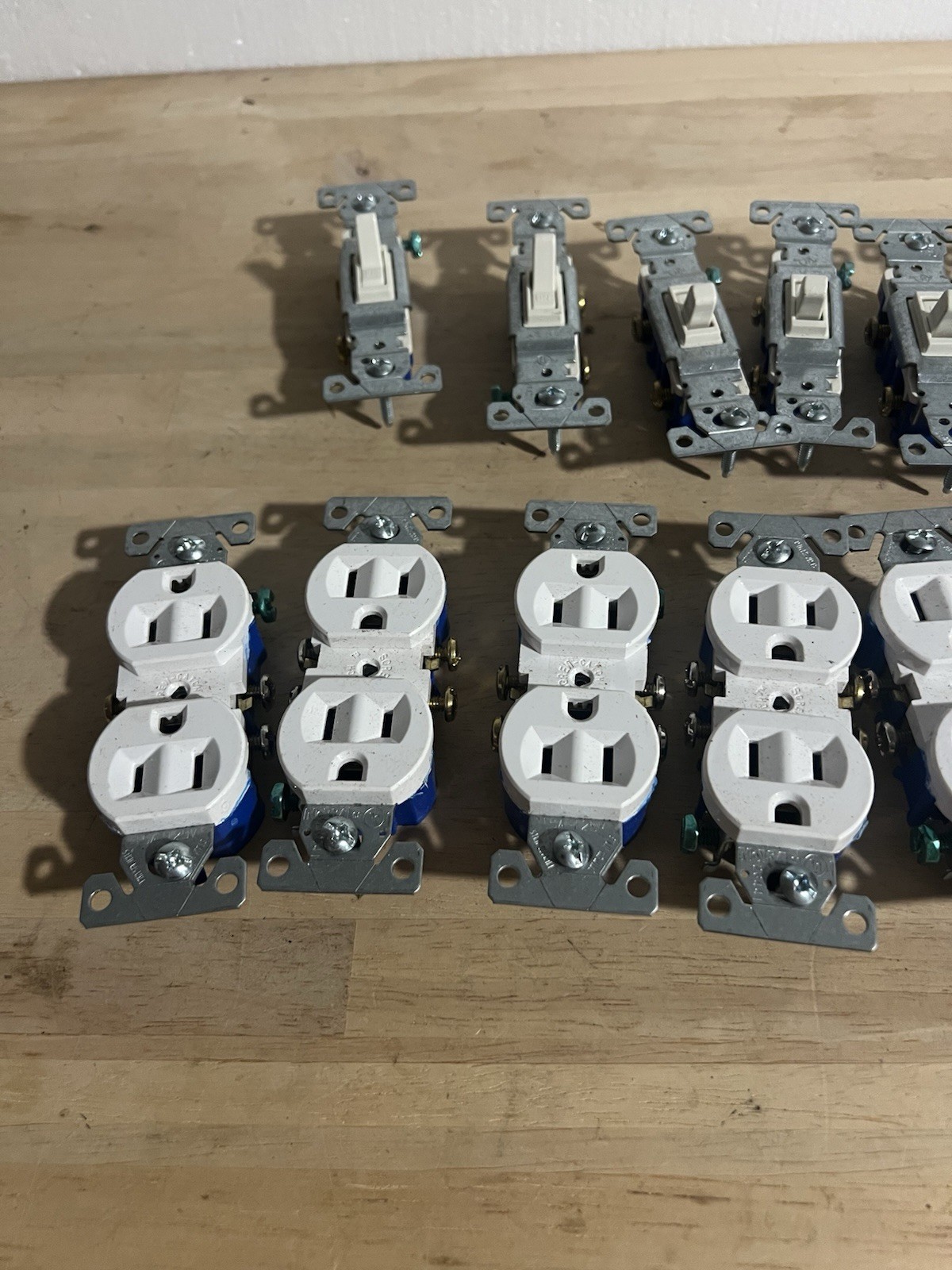 Electronic Outlets And Single Switch (7) each.