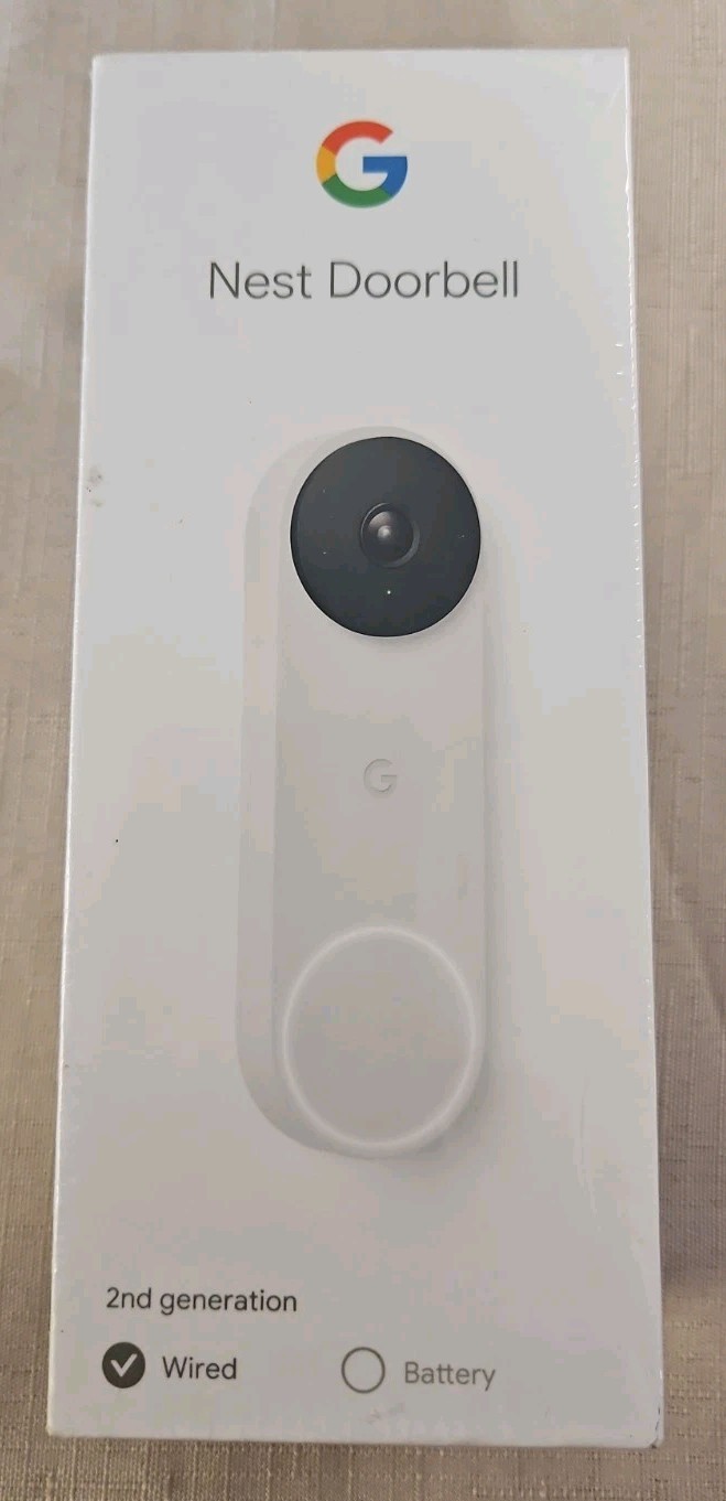 Google Nest Doorbell, Wired - Snow