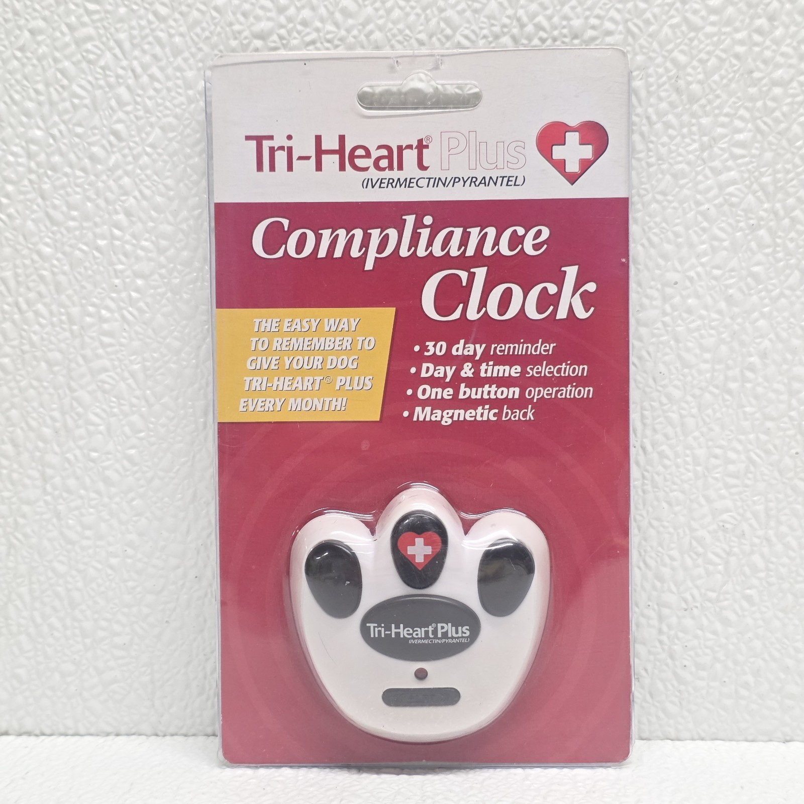 Tri-Heart Plus Promo Compliance Clock 2003 Timer Reminder