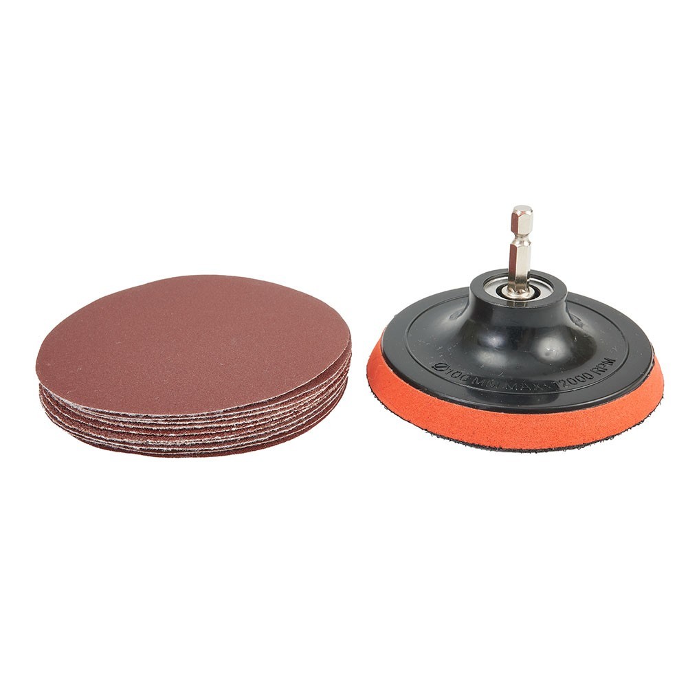 Sanding Disc Aluminium Oxide Hook&Loop M10 M10 Set Polyurethane Sanding