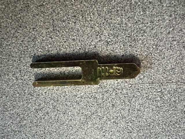 LOCKSMITH 6 PIN SFIC DRIVER (LOOK CAREFULLY) FOR INTERCHANGEABLE CORES