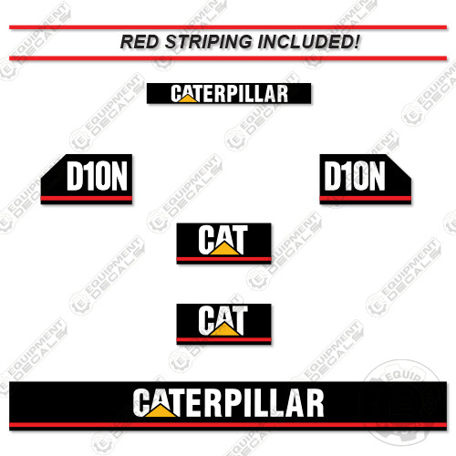 Fits Caterpillar D10N Decal Kit Crawler Tractor Dozer - 7 YEAR 3M VINYL!