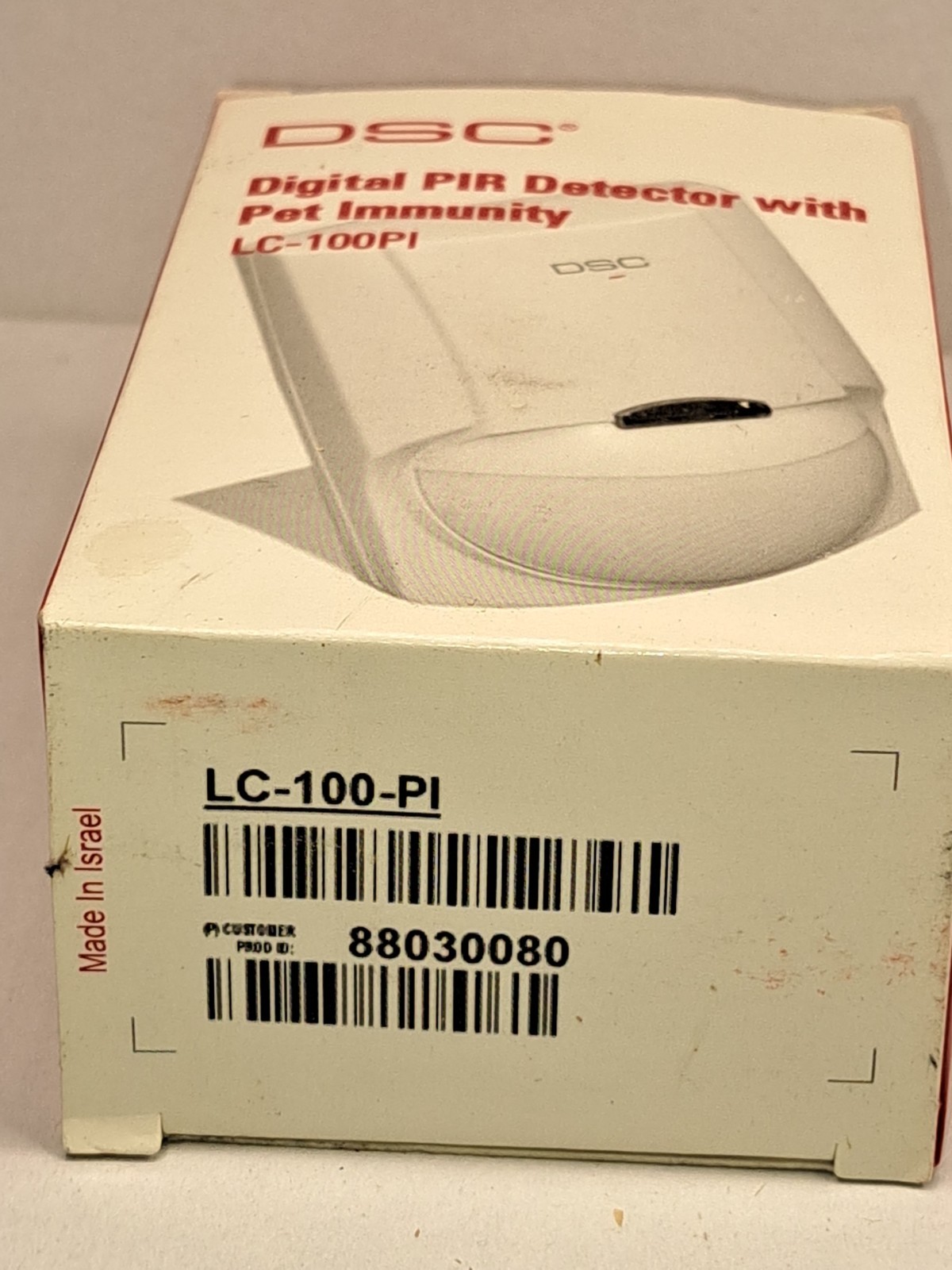 DSC LC-100PI Digital PIR Detector With Pet Immunity Motion Sensor-New