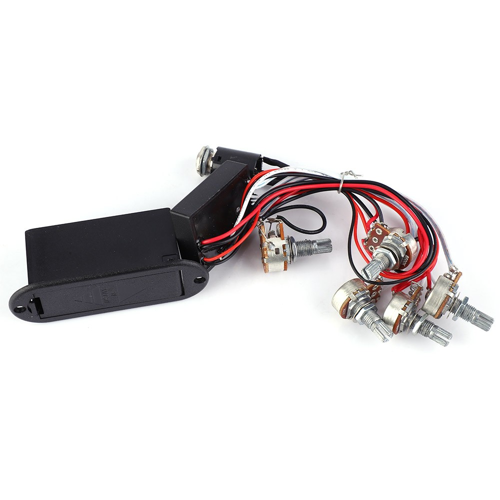 3 Band Active Guitar EQ Equalizer For Bass Players Accessories