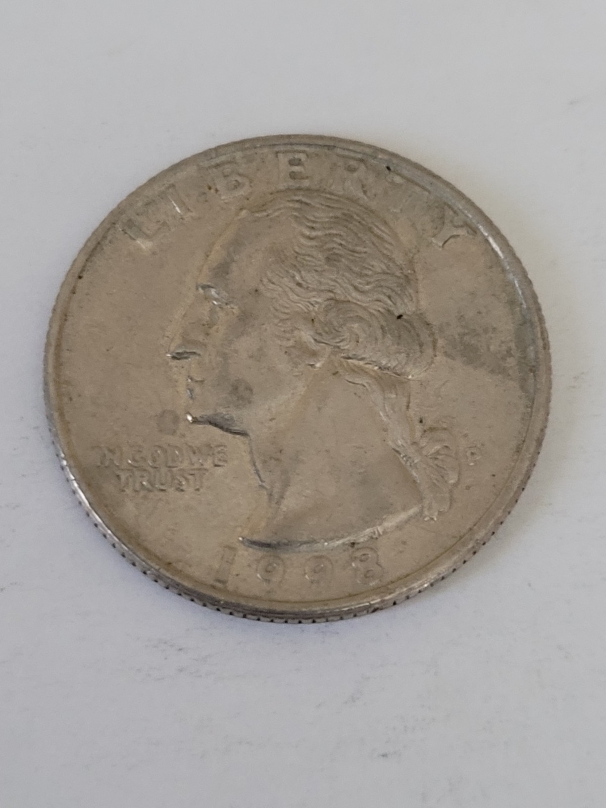 1998 P Washington Quarter