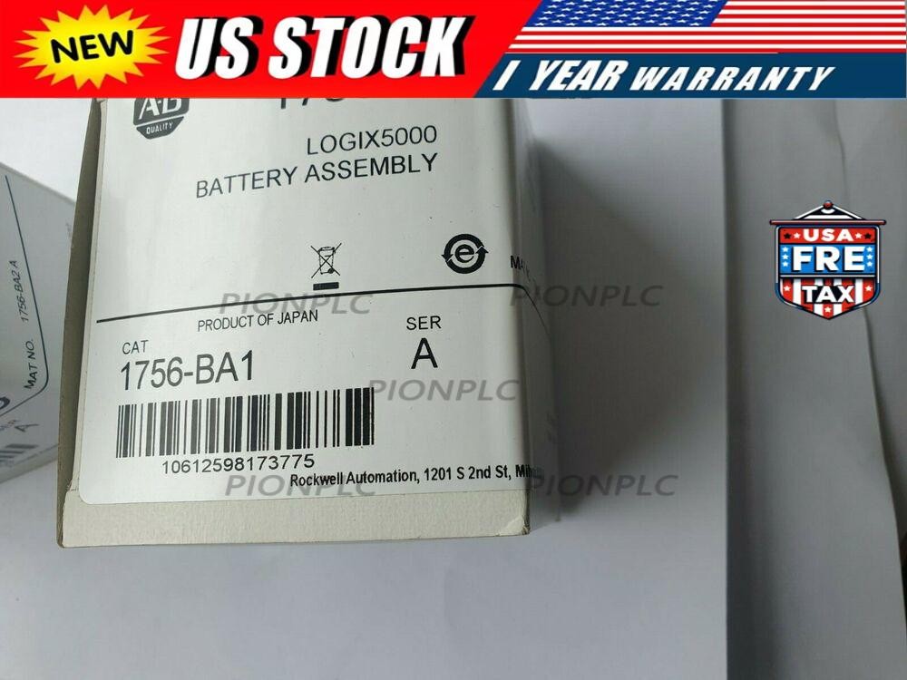 1756-BA1 3v 1800mAH Backup Battery for Allen Bradley ControlLogix 1756 Series A
