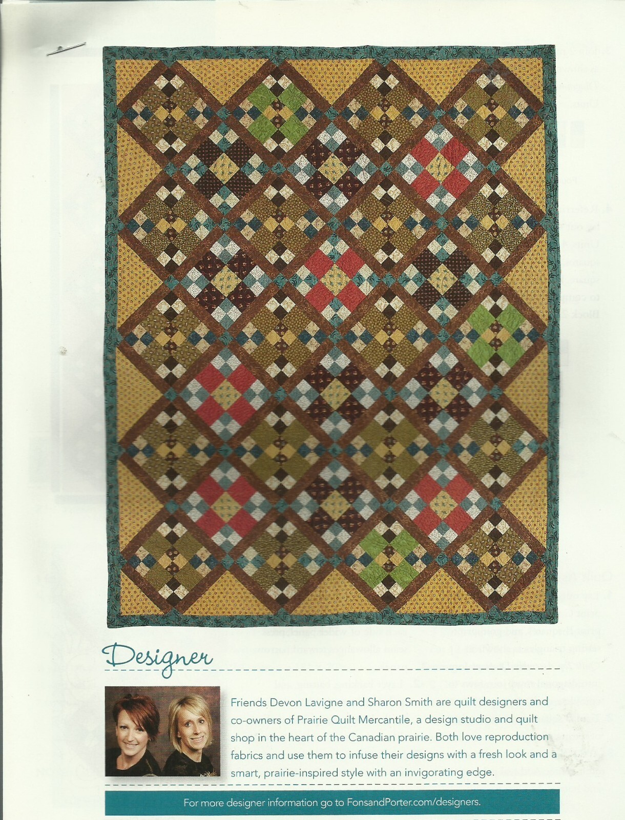 C0146  WILLOW QUILT PATTERN/INSTRUCTIONS