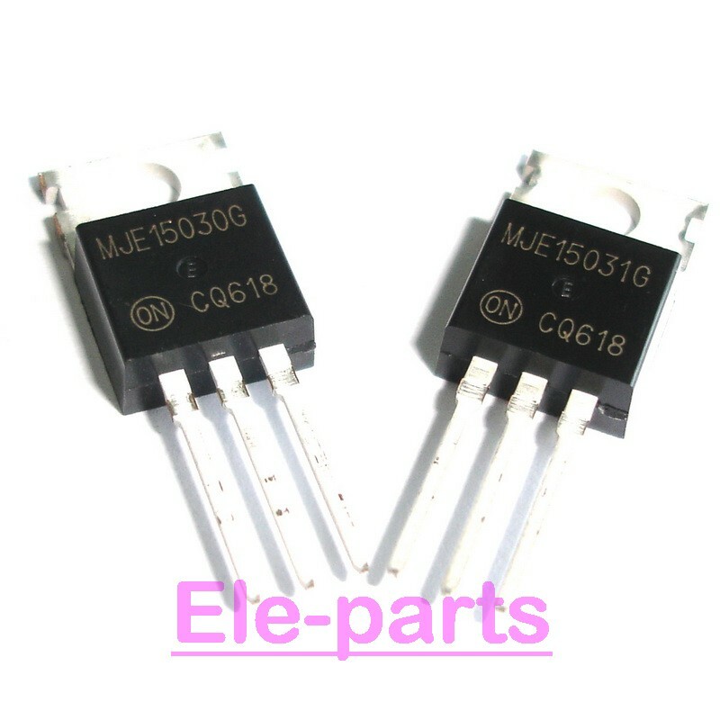 10 PAIRS MJE15030 + MJE15031 TO-220 MJE15030G + MJE15031 Power Transistors 20PCS