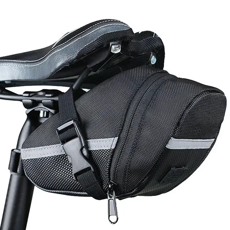 1pc Waterproof Bicycle Saddle Bag MTB Rear Seat Tool Storage Pouch