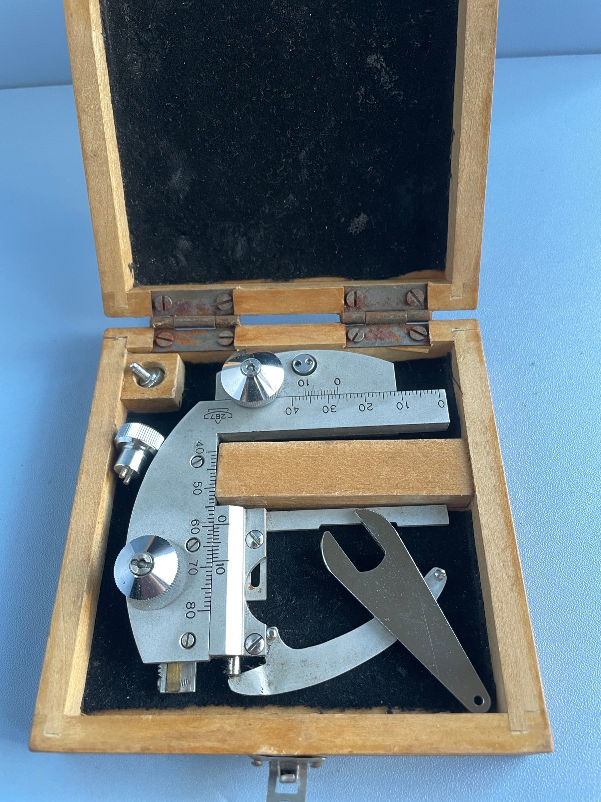 Microscope Accessories -267 Mobile Sample Holder XY Small sample holder retro