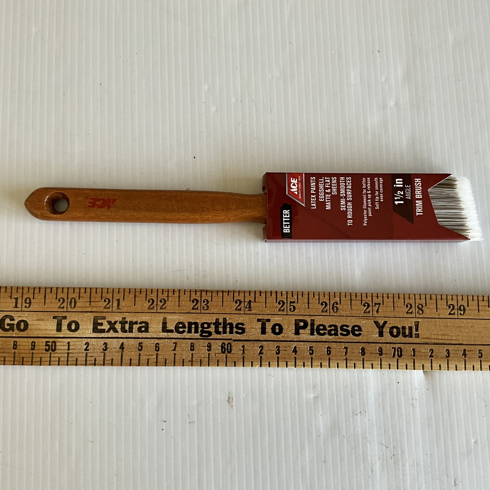 Ace 1-1/2" Trim Angle Brush for Latex Paints