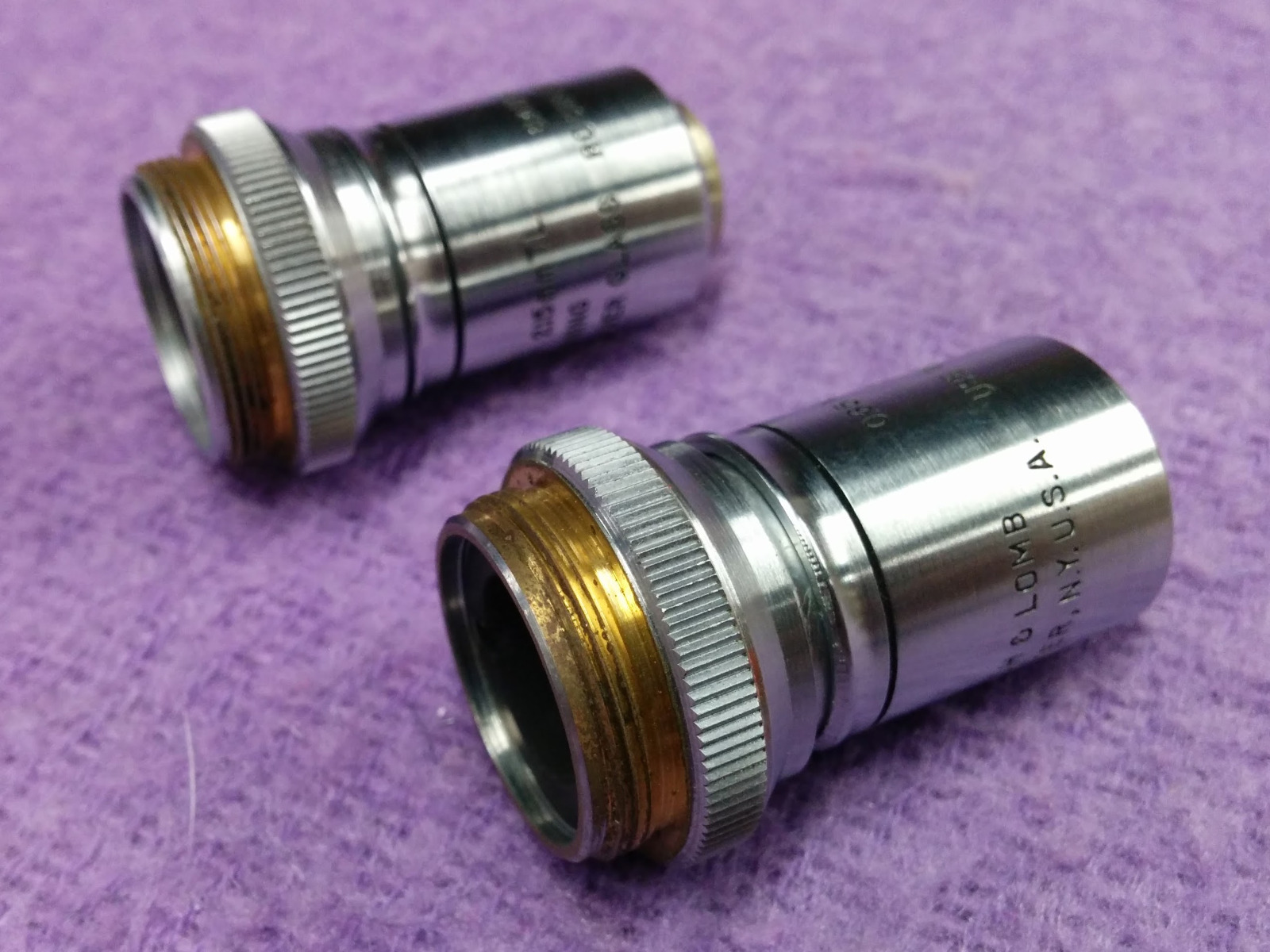 Bausch & Lomb Radiation Hardened Non-Browning Microscope Objective 20X or 40X
