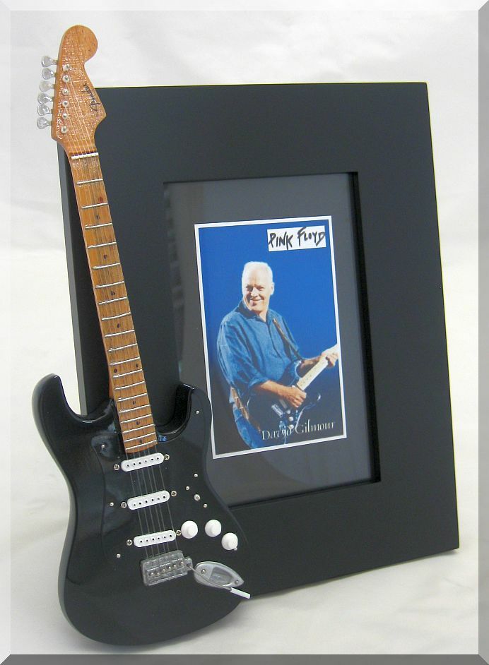 DAVID GILMOUR  Miniature Guitar Frame PINK FLOYD 4