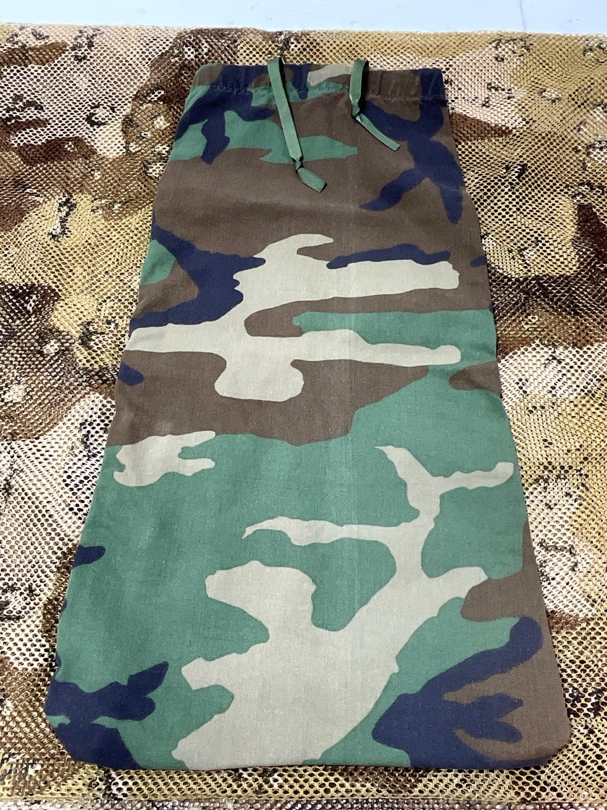 Woodland Stuff Sack 19” x 11”  M81 BDU