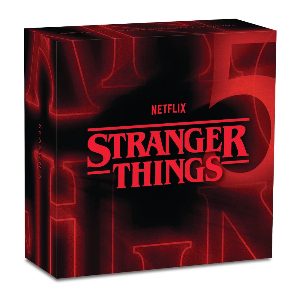 2026 1 oz Colorized Tuvalu Silver Stranger Things Season 5 Rectangular Coin